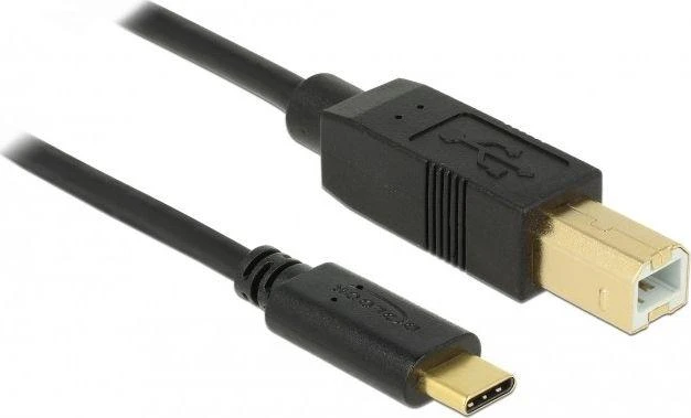 Kabelis USB Delock KABELIS USB-C(M)->B(M) 2.0 3M JUODA DELOCK