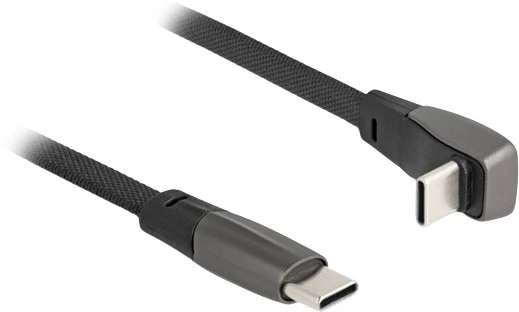 Kabelis USB Delock USB-C - USB-C 1 m Juodas (80751)