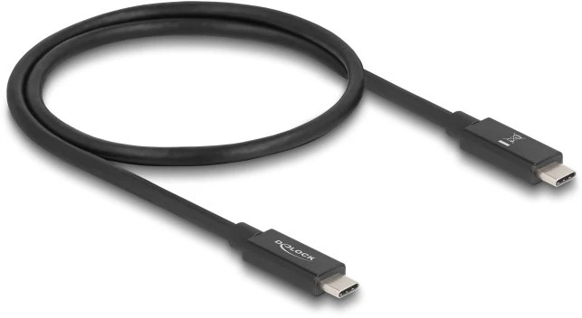 Kabelis USB Delock USB-C - USB-C 0.5 m Juodas (81210)