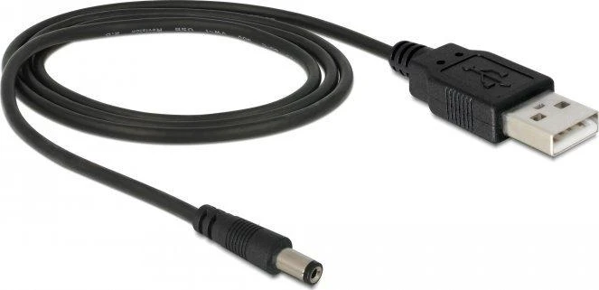 Delock Kabelis USB Power > DC 5,5 x 2,1 mm Stecker 1,0 m