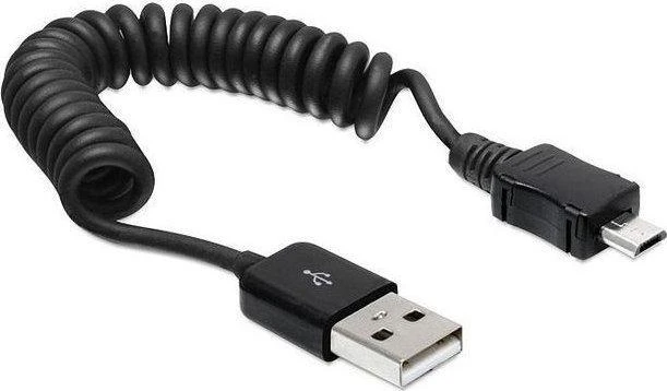 DELOCK kabelis USB 2.0-A St > USB mikro-B St Spiralkabel