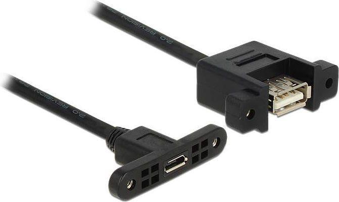 USB Kabelis Delock 85109 Micro-B 0,25m B