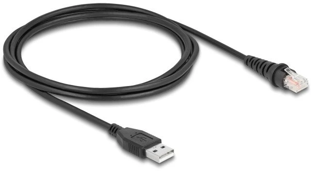 Kabelis USB Delock USB-A - RJ-45 2 m Juodas (90611)