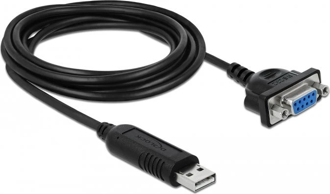 Delock Adapteris USB 2.0 Type-A iki 1 x serijos RS-232 DB9