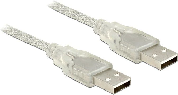 USB kabelis Delock USB-A - USB-A 0,5 m permatomas (83886)