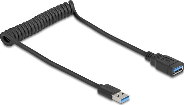 Kabelis USB Delock USB-A - USB-A 0.6 m Juodas (90367)
