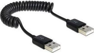 DELOCK Kabelis USB 2.0-A St/St Spiralkabel