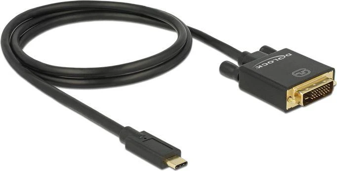 Delock Cable USB Type-C™ kištukas > DVI 24+1 kištukas DP-Alt režimas 4K 30 Hz 1 m sch