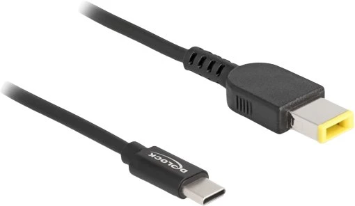 USB kabelis Delock USB-C – Lenovo DC-in 1,5 m Juodas (87970)