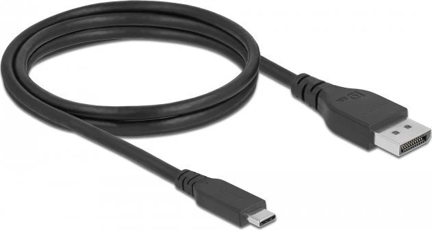Kabelis USB Delock USB-C - DisplayPort 2 m Juodas (80165)