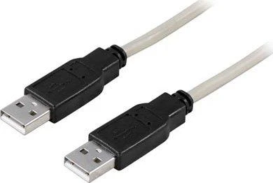 DELTACO USB 2.0 kabelis Type A - Type A 1.0m / USB2-7