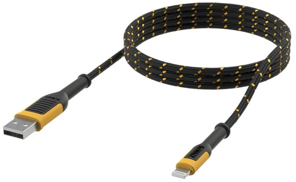 Kabelis USB Dewalt USB-A į Lightning kabelis 1.8 m, sustiprintas Kevlar (2459510)