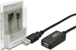Assmann Electronic DIGITUS kartotuvo laidas USB2 ilgintuvas su stiprintuvu 5m