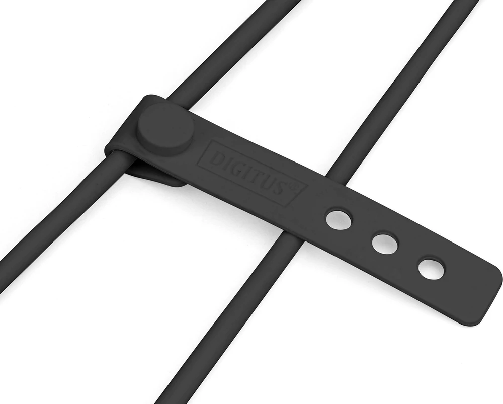 „Digitus Silicone“ USB-A - USB-C jungiamasis kabelis, USB 2.0 60W, 2m Juodas