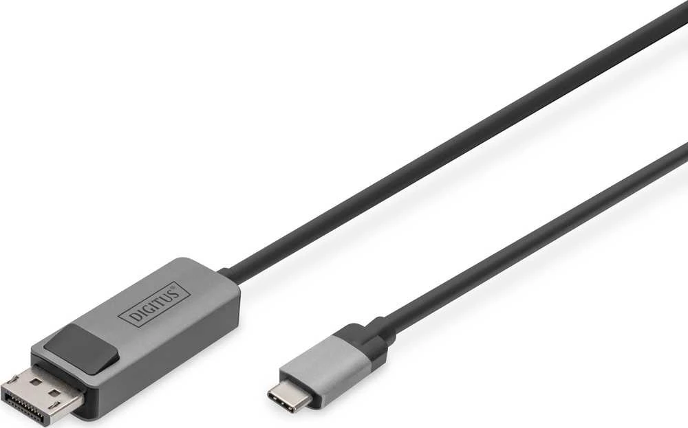 „Digitus“ | Dvikryptis adapterio kabelis | DB-300334-010-S | USB-C į DisplayPort