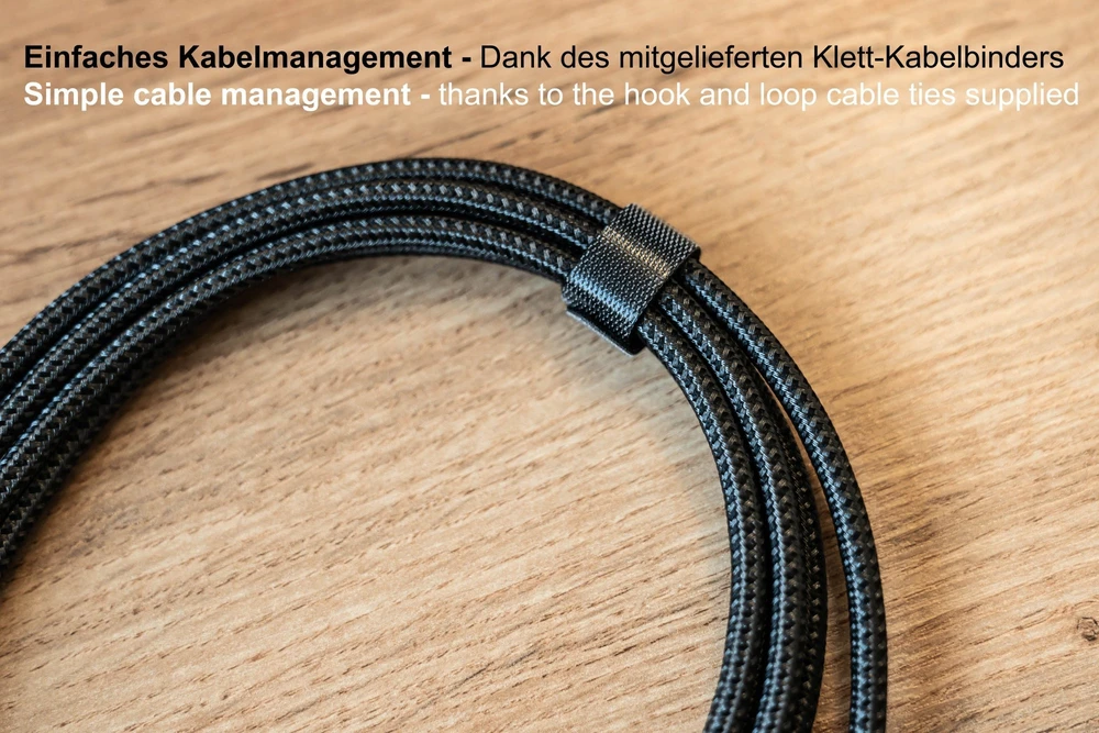 Nezatříděno „Good Connections“ – geras jungtis, USB 2.0 įkrovos ir duomenų kabelis (240 W), USB-C jungtis / USB-C jungtis, 2 m