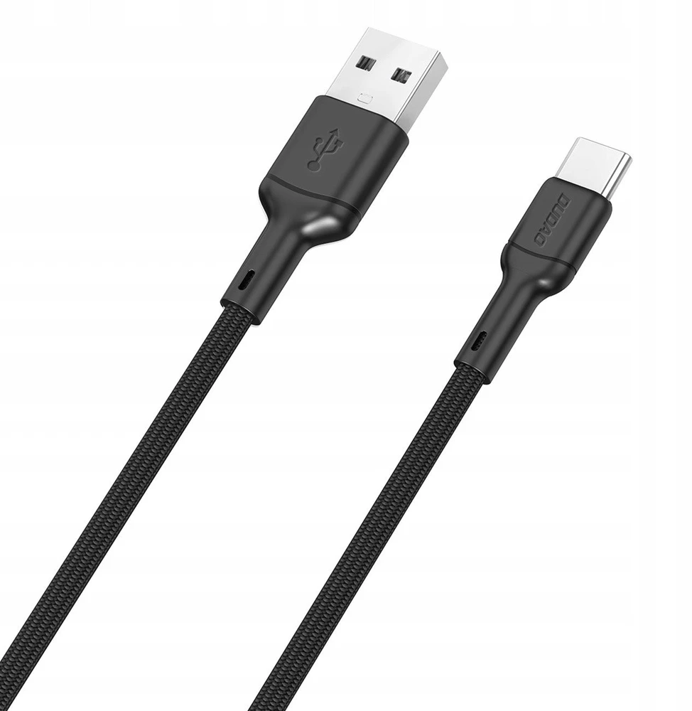 Dudao L9T 5A USB-A – USB-C kabelis 1m – juodos spalvos