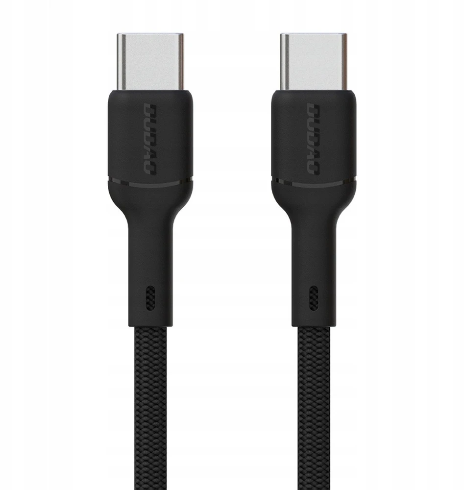 Dudao L9C 65W USB-C – USB-C 2m kabelis – juodos spalvos