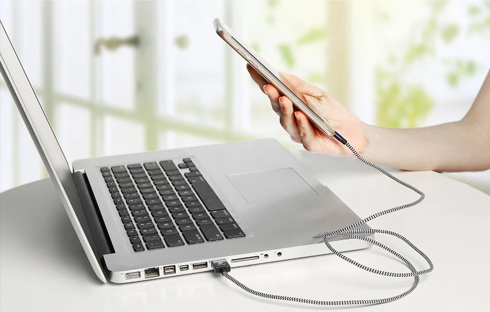 Kabelis USB Dux Ducis USB-A - microUSB 1 m Rožinė (49277-uniw)