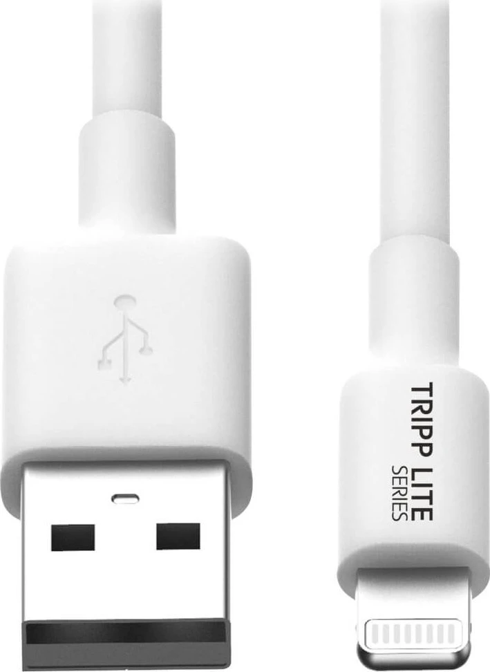 USB kabelis Eaton Lightning - USB-A 1.8 m Baltas (M100-006-WH)