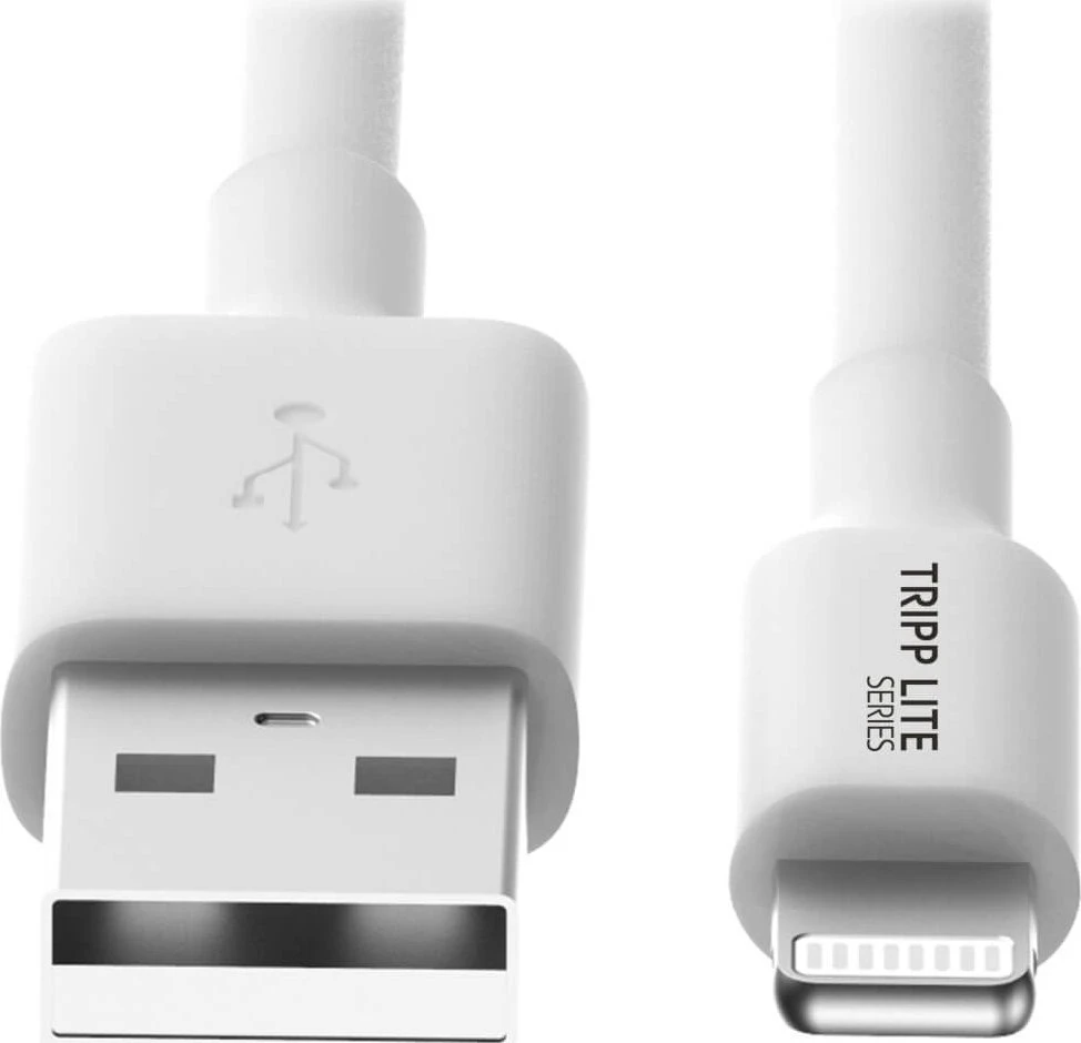 USB kabelis Eaton Lightning - USB-A 1.8 m Baltas (M100-006-WH)