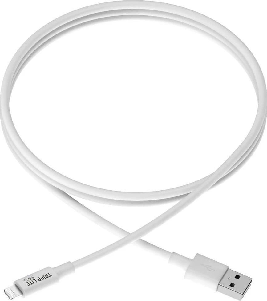 USB kabelis Eaton Lightning - USB-A 1.8 m Baltas (M100-006-WH)