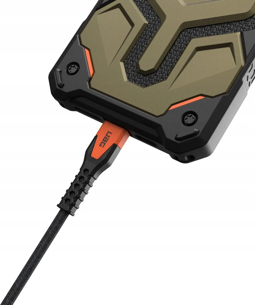 Urban Armor Gear UAG Rugged kabelis USB-C - Lightning 30W 1.5 m - oranžinis
