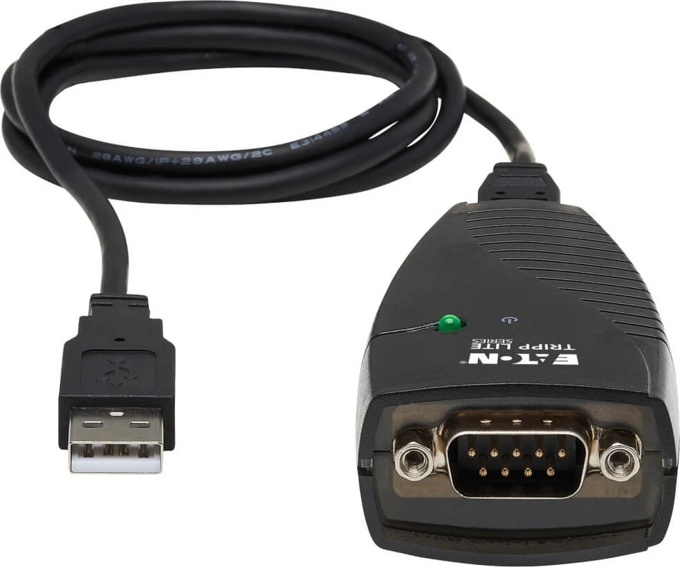 Kabelis USB Eaton USB-A - RS-232 Juodas (USA-19HS)