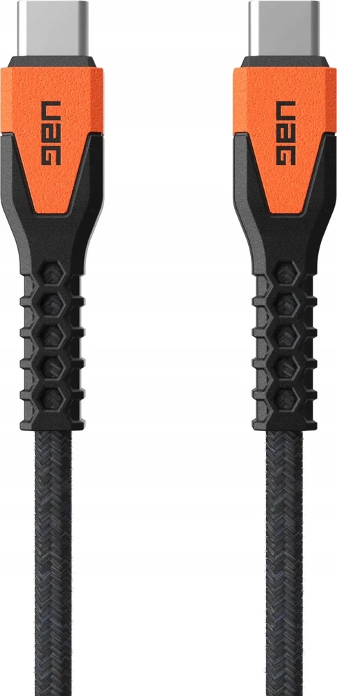 Urban Armor Gear UAG tvirtas USB-C kabelis 60W 1.5m - Oranžinis