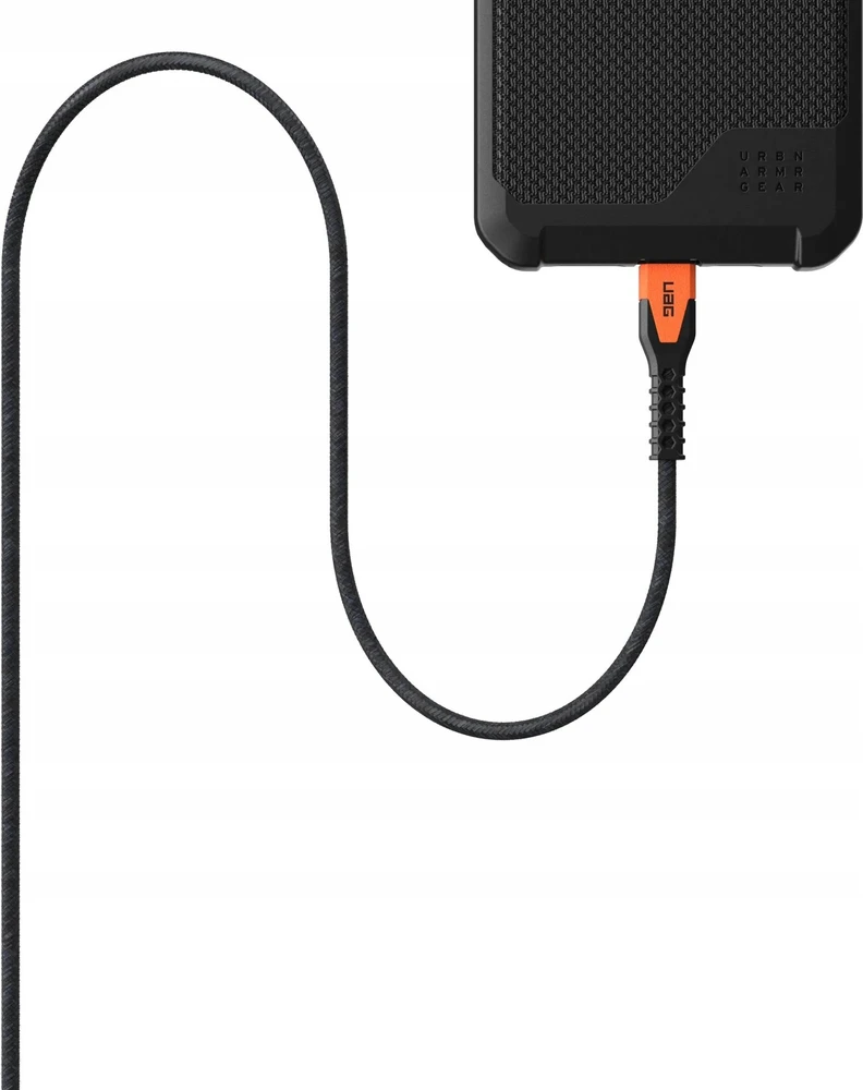 Urban Armor Gear UAG tvirtas USB-C kabelis 60W 1.5m - Oranžinis