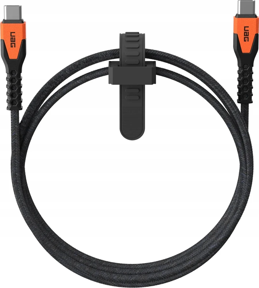 Urban Armor Gear UAG tvirtas USB-C kabelis 60W 1.5m - Oranžinis