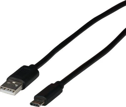 Efb Elektronik Kabelis USB EFB USB-C - USB-A 1 m Juodas (EBUSBC-USB20AK.1)