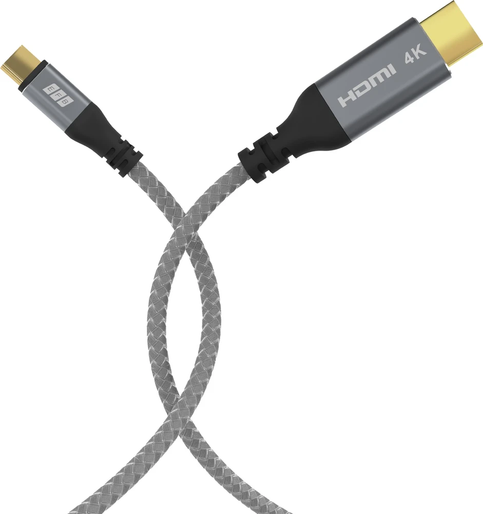 Efb Elektronik Kabelis USB EFB USB-C na HDMI 4K30Hz 1.8m Pilka (USB-HDMI-00001)