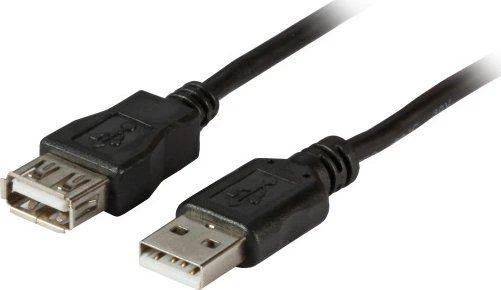Efb Elektronik USB kabelis EFB USB-A - USB-A 5 m Juodas (K5248SW.5V2)