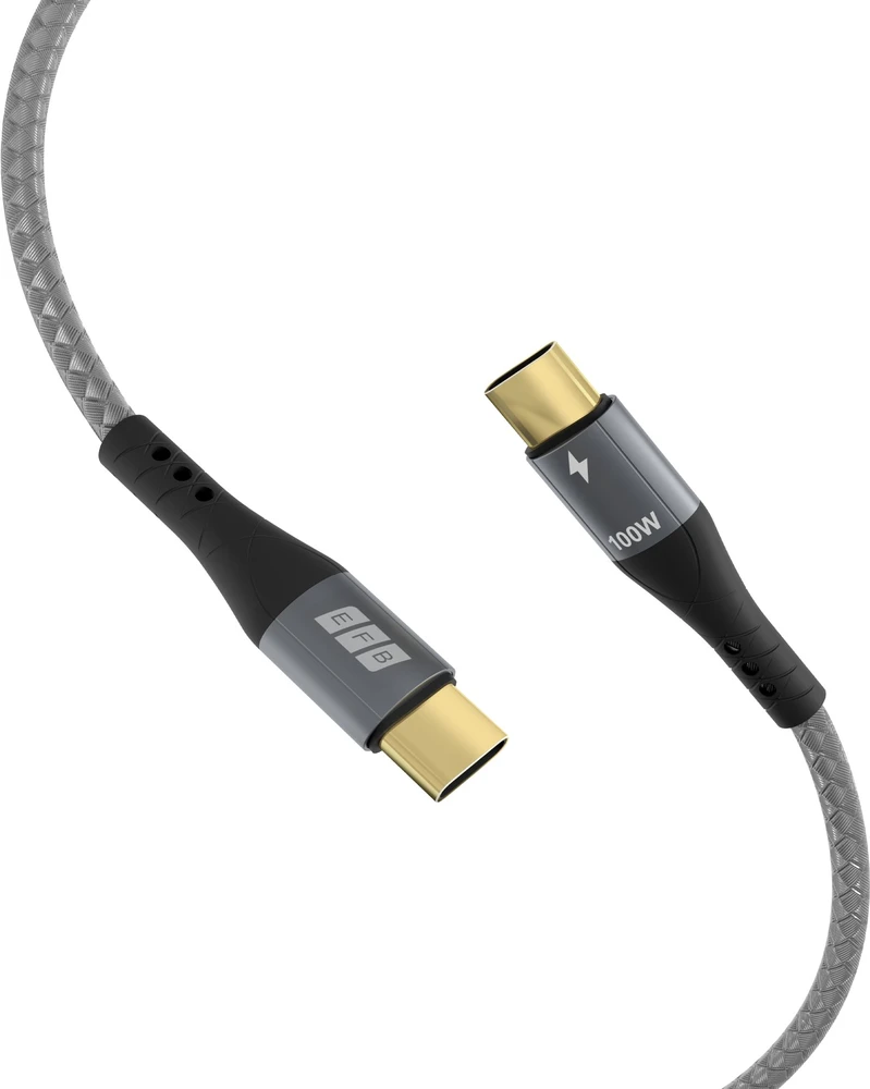 Efb Elektronik Kabelis USB EFB USB-C - USB-C 0.5 m Juodas (USB-CC-00001)