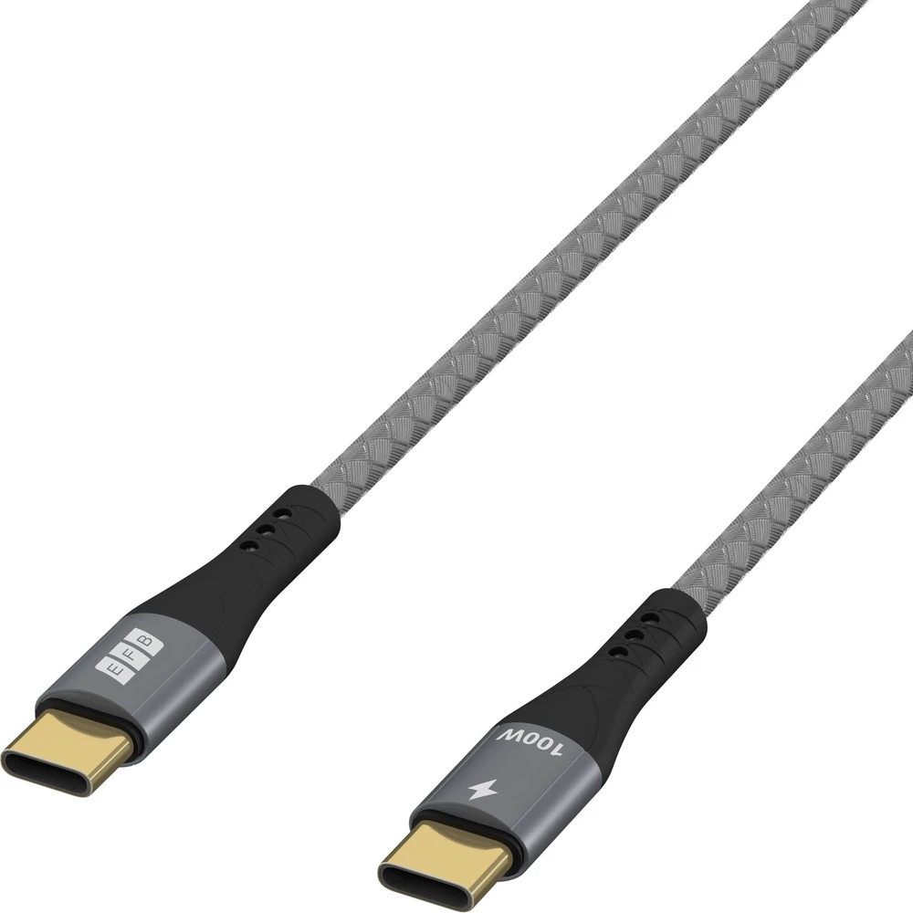 Efb Elektronik Kabelis USB EFB USB-C - USB-C 0.5 m Juodas (USB-CC-00001)