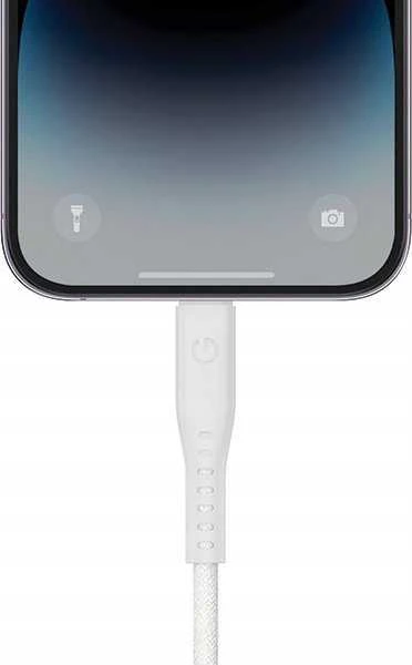 ENERGEA Flow USB-C į Lightning C94 MFI Kabelis 1.5m Baltas 60W 3A PD Fast Charge
