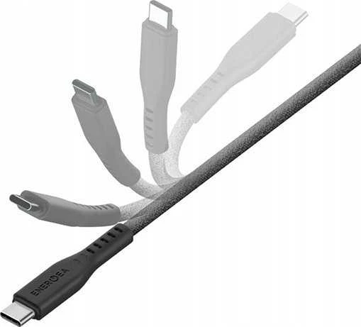 ENERGEA Flow USB-C į Lightning C94 MFI Kabelis 1.5m juodos spalvos 60W 3A PD Fast Charge