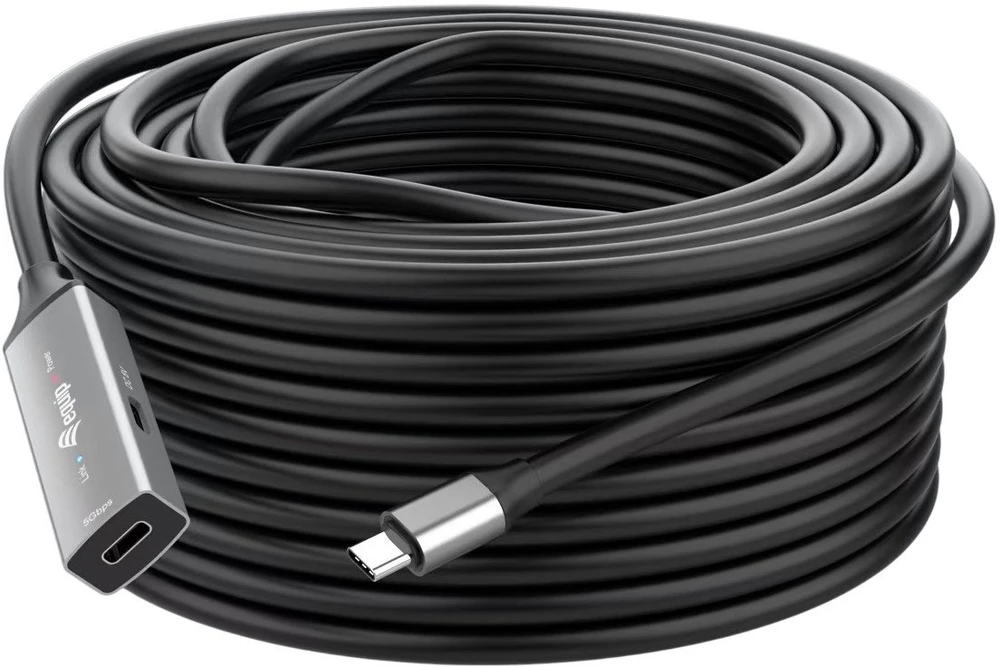 Kabelis USB Equip 133356 kabelis USB USB 3.2 Gen 1 (3.1 Gen 1) 5 m USB C Juodas