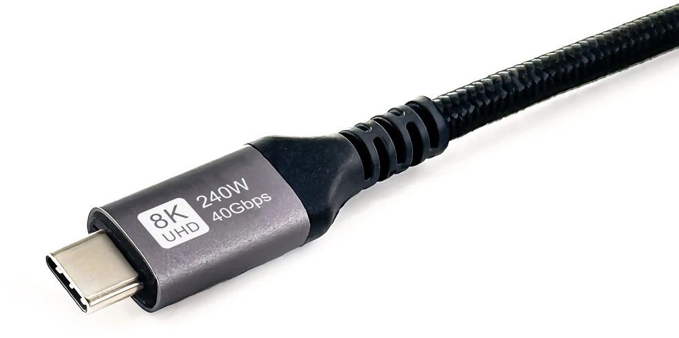 Kabelis USB Equip USB4 Gen 3x2 USB-C na USB-C 0.5m 40 Gbit/s 240W Juodas (128380)