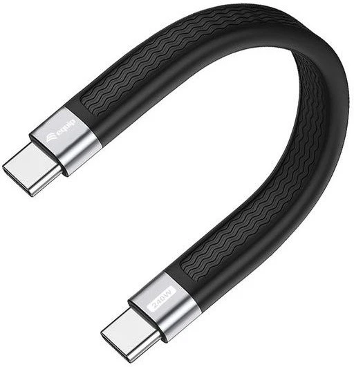 Kabelis USB Equip Thunderbolt - Thunderbolt 0.13 m Juodas (128410)