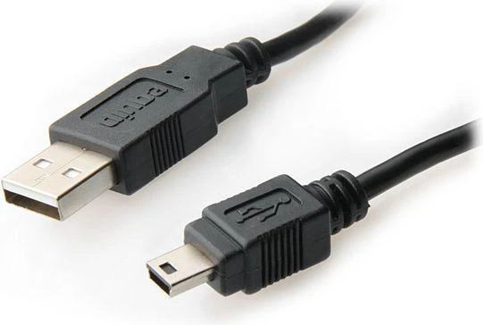 Kabelis USB Equip USB-A - miniUSB 1.8 m Juodas (128521)