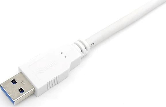 USB kabelis Equip USB-A - USB-C 1 m Baltas (128363)
