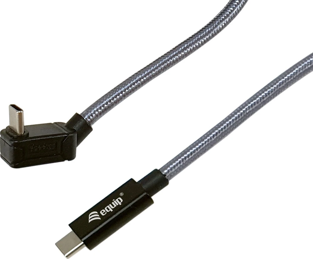 Kabelis USB Equip USB-C - USB-C 1 m Sidabrinė (128421)