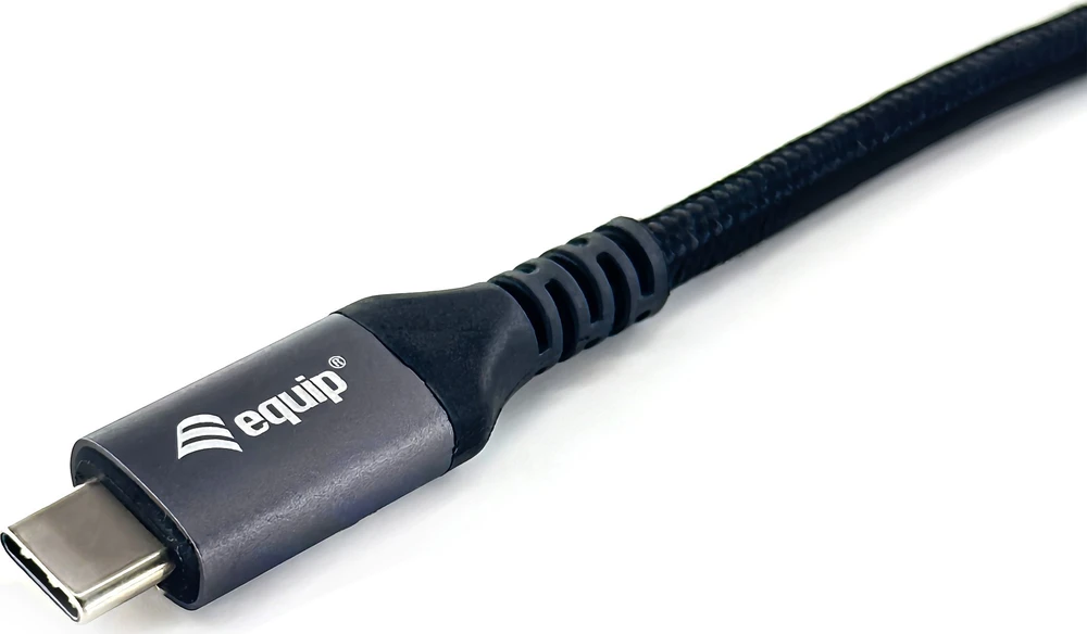 Kabelis USB Equip USB-C - USB-C 1.2 m Juodas (128381)