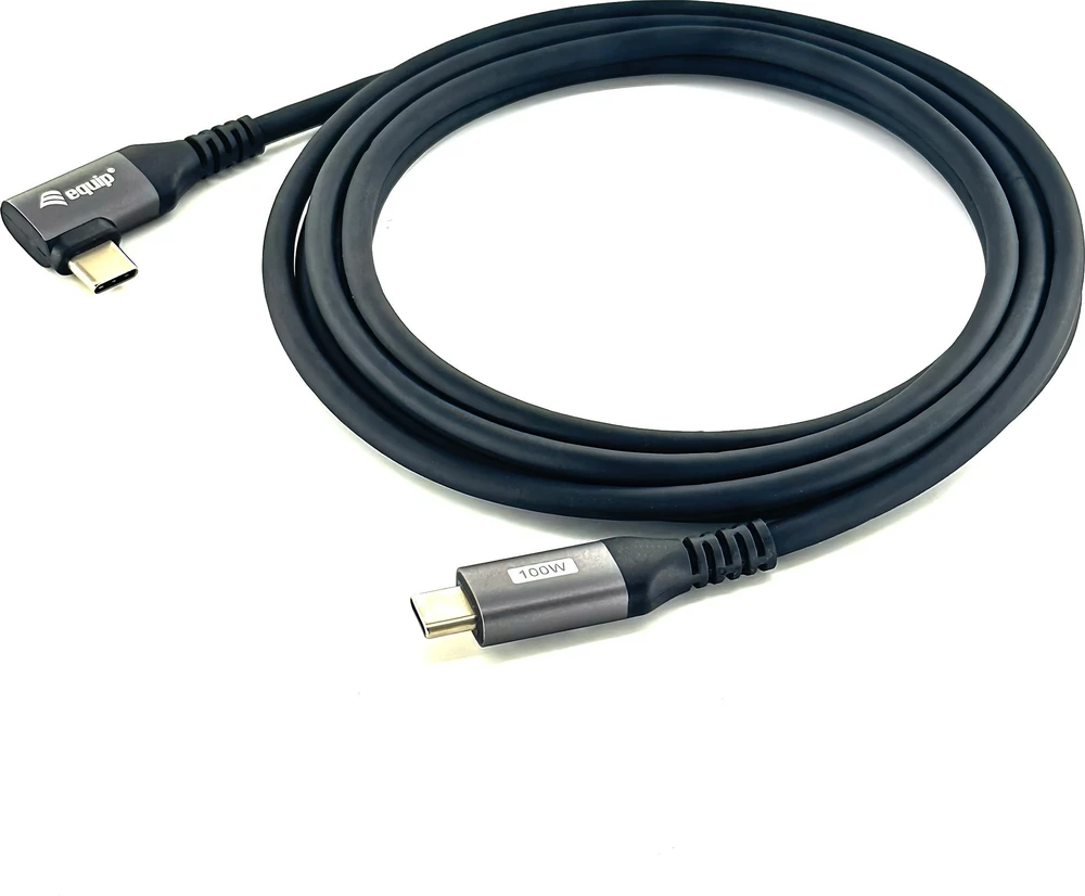 Kabelis USB Equip USB-C - USB-C 2 m Juodas (128892)