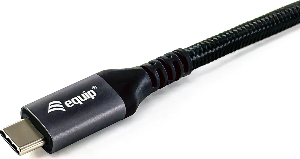Kabelis USB Equip USB-C - USB-C 2 m Juodas (128382)