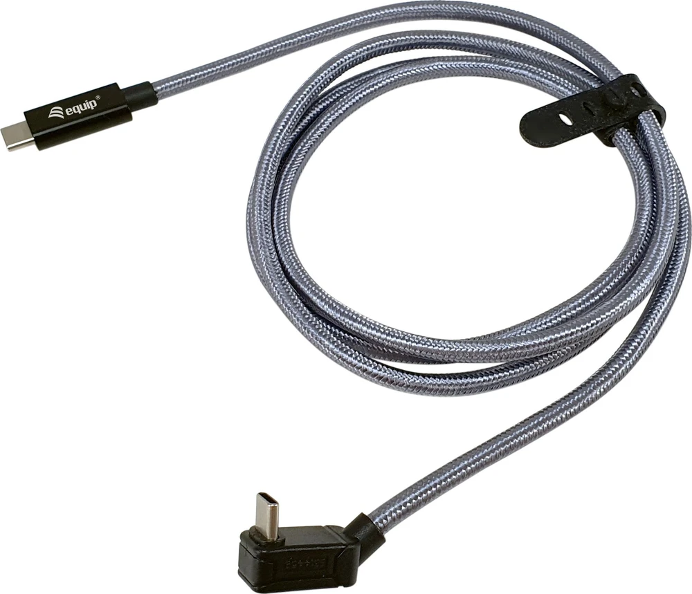 Kabelis USB Equip USB-C - USB-C 3 m Sidabrinė (128423)