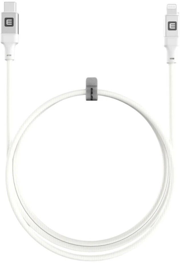 Kabelis USB Evelatus USB-C - Lightning 1.2 m Baltas (MFI09CLW1)