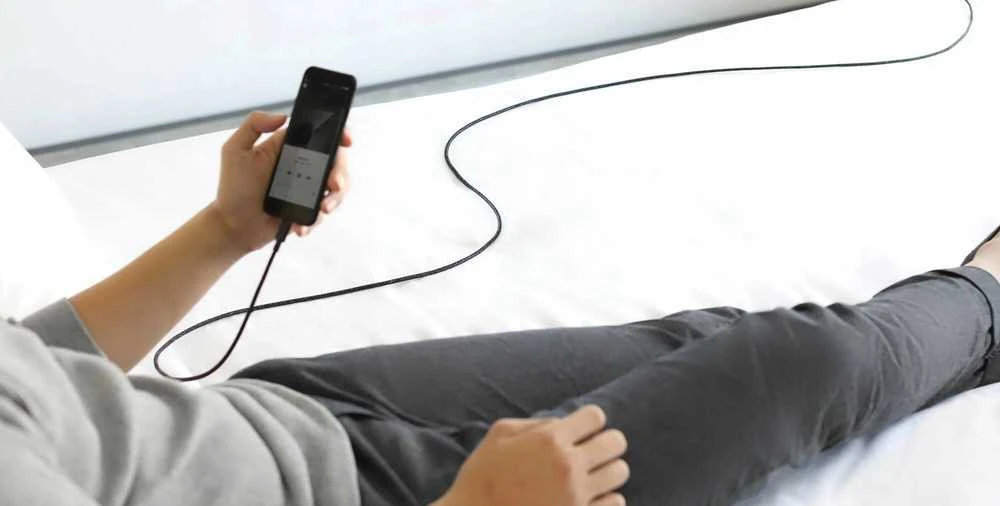 Extralink Smart Life USB-C – USB-C juoda 240W, 40Gbps, 200cm